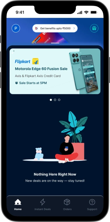 App screen: Home