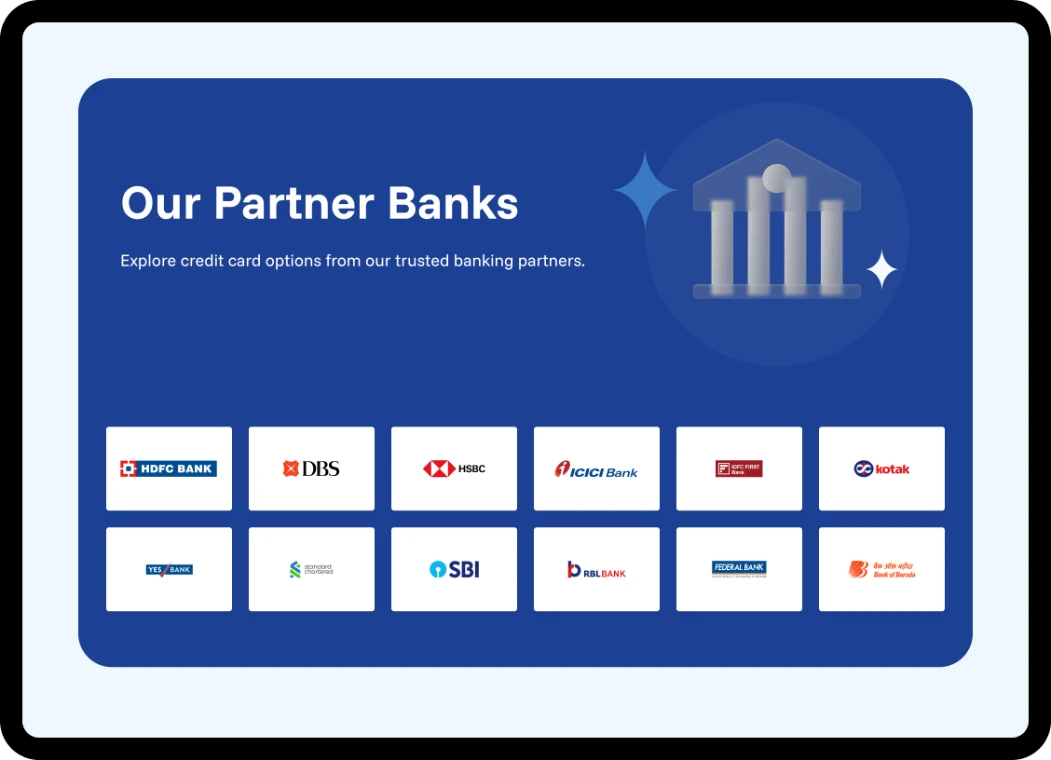 Web screen: Partner banks